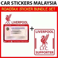 CSM Liverpool Logo Burung Bundle Roadtax Sticker  + VIP