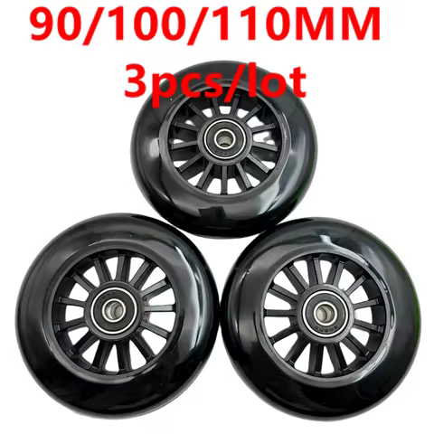 Scooter Wheel Speed Wheel 90mm 100mm 110mm 85A with Bearings 3Wheels/Lot