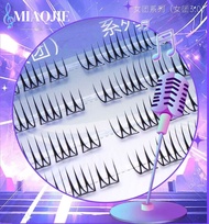 MIAOJIE 5D Lông Tơ Manga Hàn Quốc Nối Mi DIY Cá Nhân Cụm Hàng Mi Có Thể Tái Sử Dụng Tự Nhiên Lông Mi