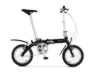 DAHON [ASSEMBLED] DOVE BYA412 ALUMINUM FOLDING BIKE 14" - BLACK