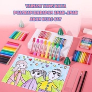 Super MEGA ART SET 208 PIECES - CRAYON Watercolor SET Colored Pencil Sharpener (ART. 56)