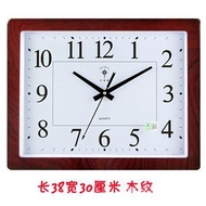 North Star16Inch Living Room Wall Clock Rectangular Mute Quartz Clock Bedroom Office Simplicity Crea