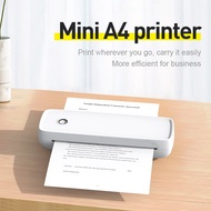 Portable A40 Printer A4 Paper Portable USB Bluetooth Wireless Thermal Transfer Printer for IOS Android System Printing Machine