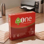 1K One Letter Size Multipurpose Paper | 8.5" x 11" | 70 GSM | 500 Sheets | 1 Ream | Office Supplies