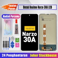 Techparts Original LCD Untuk Realme Narzo 30a LCD