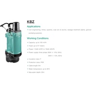 3PHASE SWEAGE SUBMERSIBLE PUMP PAM SEWAGE AIR KOTOR CHEMICAL MINYAK