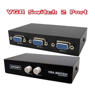 ถูกที่สุด!!! Switcher Selector Box VGA 2 Port vga เข้า 2 ออก 1 จอ กดสลับเครื่อง ##ที่ชาร์จ อุปกรณ์คอม ไร้สาย หูฟัง เคส Airpodss ลำโพง Wireless Bluetooth คอมพิวเตอร์ USB ปลั๊ก เมาท์ HDMI สายคอมพิวเตอร์