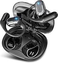 Byobyc Wireless Headphones, 40H Playtime Bluetooth 5.4 Earbuds with LED Power Display, lPX5 Waterpro