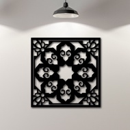 3D Islamic Pattern Cut Out Wall Art Geometry Pattern Kerawang Wall Deco Panel