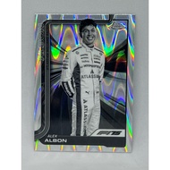 F1 Topps Chrome F1 2025 Alex Albon B&W Ray Wave Refractor Card