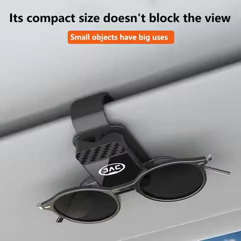 Car Sun Visor Glasses Sunglasses Clip Card Ticket Holder Case For JAC Refine J3 J4 J7 JS2 JS3 JS4 KR