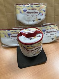 全新現貨哈根達斯 Haagen-Dazs 香草冰淇淋造型圓筒保冷袋16*18