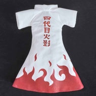 SHF Naruto Shippuden Minato Namikaze Fourth Hokage Robe Anime Cosplay Costume Toy PVC Figure Collect