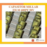 Code 681 nissei 680pf 50V Milar fi lm Film Cap 680 pF