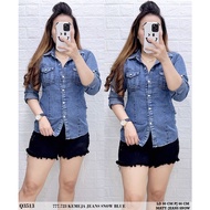 KEMEJA 777.723 SNOW BLUE JEANS SHIRT