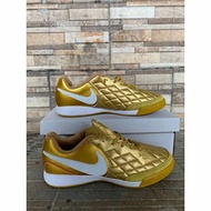 SEPATU FUTSAL NIKE TIEMPO X FINALE II RONALDINHO 10 GOLD WHITE