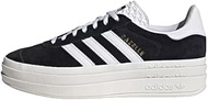 adidas Womens Gazelle Bold Black White Size 9.5