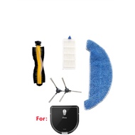 For Dibea D960 D966 GT9 GT200 Robot Vacuum Cleaner Roll Brush HEPA Filter Side Brushes Mop Cloths Pa