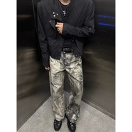 [Ceiling Daigou Level] Acne Studios FW23 Denim Series dirty Mud Dyeing Wasteland Illusion Inkjet Dis