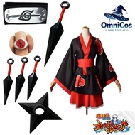 Uzumaki Naruto cosplay Shippuden Akatsuki Cosplay Akatsuki Dress Girls Women Dress Halloween Costume