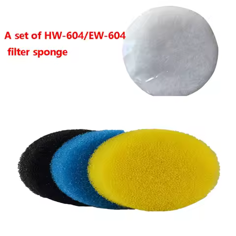 Original 4 pieces filter cartridge for aquarium pre filter SUNSUN EW-604 EW-604B HW-604 HW-604B fish
