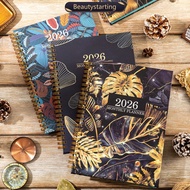 BEAUTYSTARTING 2026 Planner Notebook Weekly and Monthly Calendar Plan from January to December A5 (6