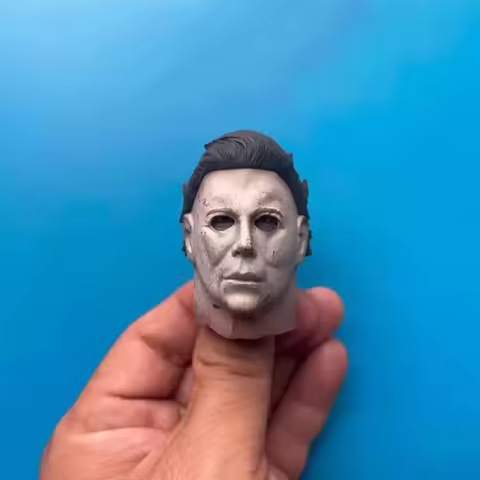 1/6 Scale Halloween Festivals Monster Trick Male Action Figures Head Sculpt Carving Model for 12-in 