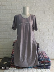 ATASAN FASHION BAJU WANITA KEKINIAN DASTER WANITA JUMBO  DRESS LEMONE POLOS JUMBO DRESS LEMONE SPAND