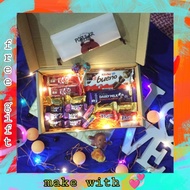 Hadiah Birthday | Gift Box | Coklat Hadiah | Set Cadbury | Fairy light