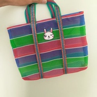 兔子刺繡手工縫製台灣復古袋