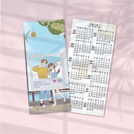 CALENDAR 2025/KALENDAR 2025 BOOKMARK / DOORGIFT / FREEGIFT / STUDENT / TEACHER