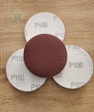 Nhám dán nhám dán tròn 1 tấc (100mm) chuyên chà gỗ làm mịn bề mặt gỗ (hộp 100 miếng)