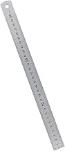 Takagi M&M Stainless Steel Straight Scale, 11.8 inches (300 mm), Easy to See Markings, Matte Finish,