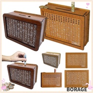BORAG Piggy Bank, Reusable Wooden Money Box, Home Use with Saving Money Goals Counter Handmade Money