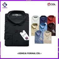 CDL Cardinal Kemeja Pria SLIMFIT Lengan Panjang Original Polos Baju Atasan Kerja Cowo Kardinal Forma