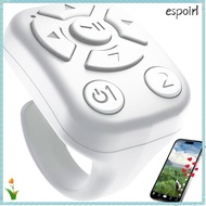 ESPOIR Bluetooth Remote, Fingertip Control Video Recording APP Scrolling Ring, Lively Wireless Desig