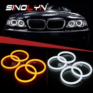 Sinolyn DRL Angel Eyes For BMW E46 Coupe Convertible 325ci 330ci Xenon Headlights LED Turn Signal Li
