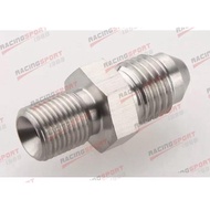 Stainless steel AN -4 AN4 -4AN to 1/8" BSP BSPP Straight Adapter adapter Fitting