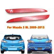 1 Pair Rear Bumper Reflector Fog Lamp Warning Light For Mazda 3 BL 2009-2013