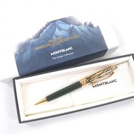 全新狀態 □MONTBLANCMeisterstück 起源系列 Doué 經典原子筆 100 週年紀念版 1924/2024 深綠色金色，附原廠盒及筆套，德國製造，男士鋼筆，書寫流暢，已測試