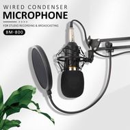 BM-800 Condenser Microphone Studio Recording Kit for Broadcasting