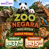 [PM KAMI UTK PROMO] Tiket Zoo Negara Kuala Lumpur + Giant Panda (Open Date Ticket)