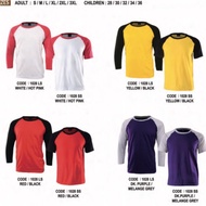 Raglan Cotton Tshirt Brand Enzo LONG SLEEVE