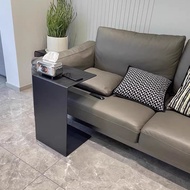 Minimalist Side Table C-shaped Bedside Table Light sofa Side Table Modern Movable Table
