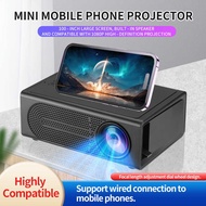 M 2 0 Portable Mini Projector L E D Mobile Phone Home Courtyard Wired Same Screen 1 8p