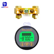 Waterproof Digital Battery Indicator Voltage Current Capacity Meter Gauge 100V 350A Voltmeter Ammete