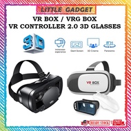 VR BOX 2.0 II Virtual Reality Glass Headset Gear Movies Games 3D For Smart Phone