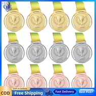 [Ueb Wholesale Center]รางวัลการแข่งขันกีฬา 12PCS Medal Medal Medal Alloy Winner Award Medals สำหรับร