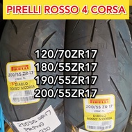 PIRELLI ROSSO IV CORSA TYRE SUPERBIKE ROSSO 4 CORSA 120/70zr17 180/55zr17 190/55zr17 200/55zr17