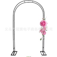 Metal Decoration, Black Garden Supply Factory Garden Arch Wedding Planting Outdoor Climbing Arch 0CJ